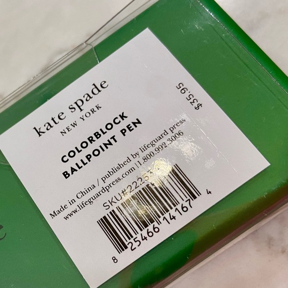 NWT! Kate Spade ♠️ ballpoint pen in gift box. - Picture 9 of 13